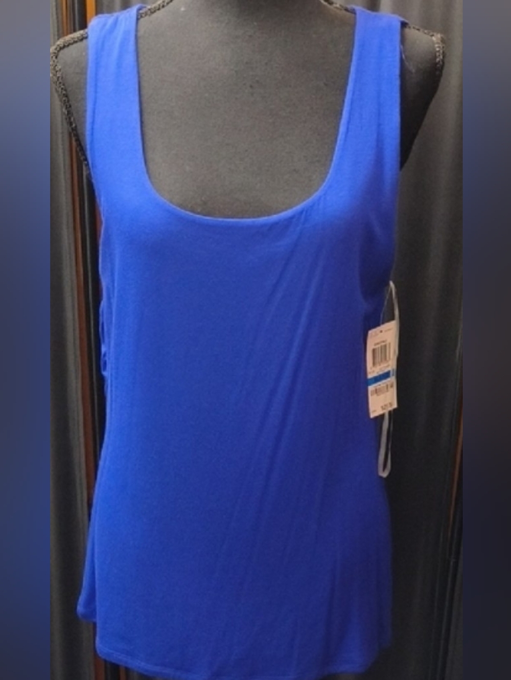 INC International Concepts Royal Blue Tank Top XL
